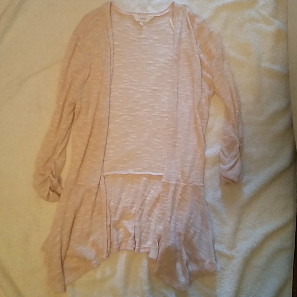 Light pink cardigan size small